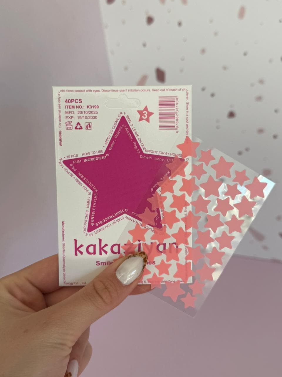 Parches para acné Estrellita Kakazivan