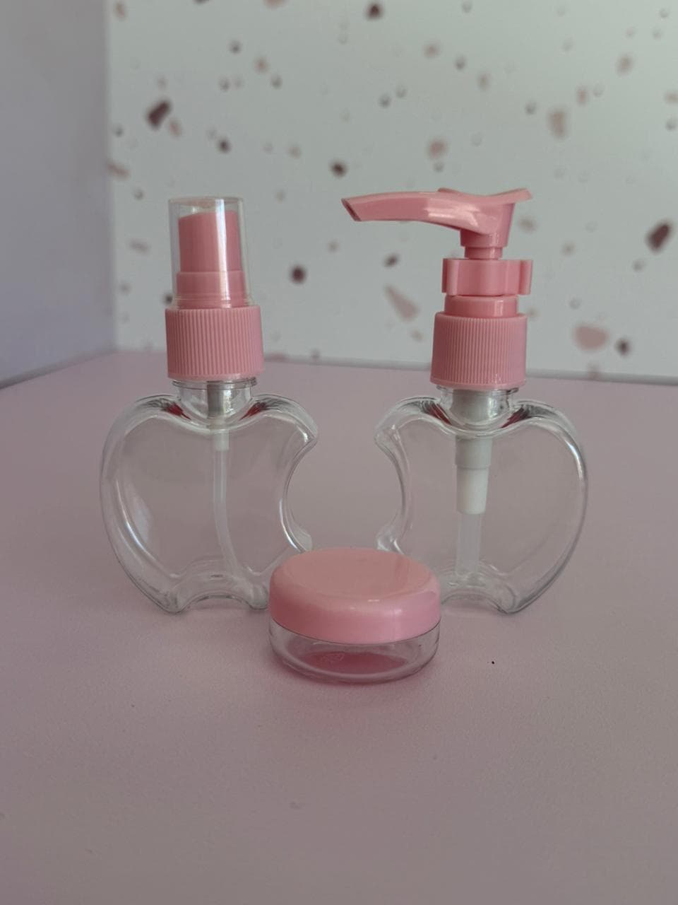 Set viaje 3pcs botellitas manzana
