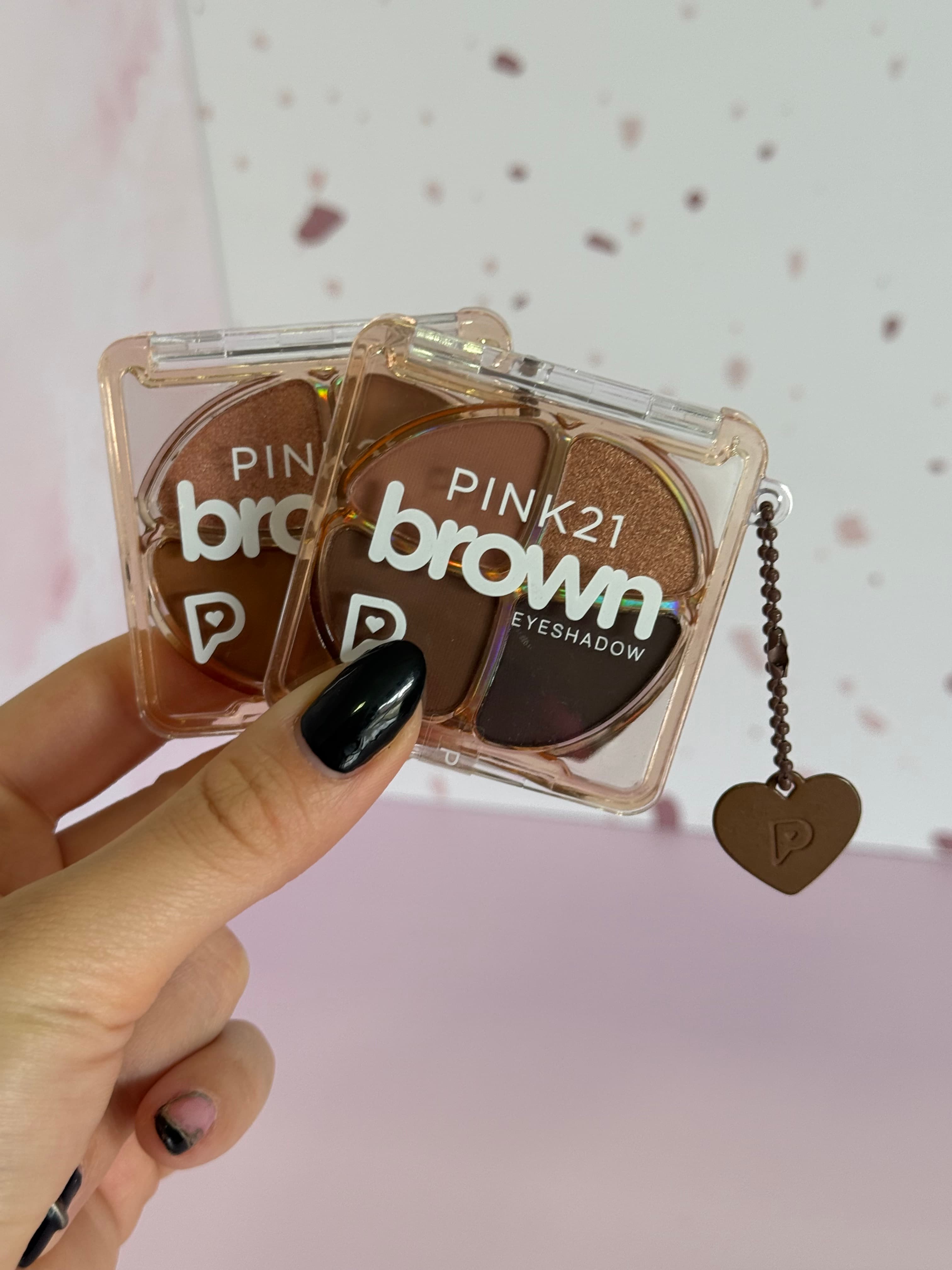 Paleta de sombras brown Heart Pink21