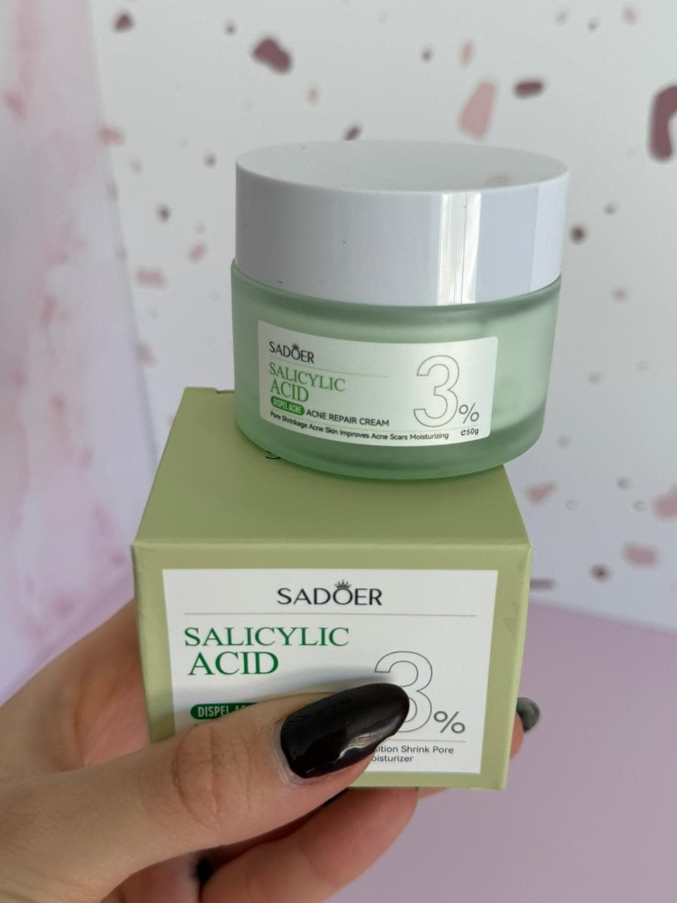 Crema facial anti acné ácido salicylico