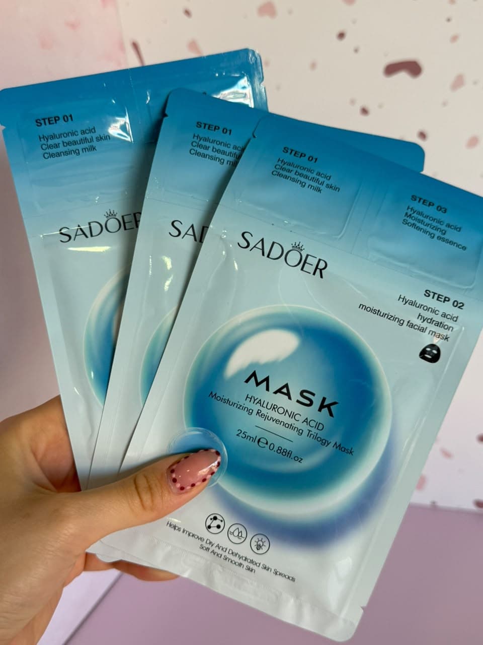 Mascarilla 3 pasos con Ácido Hialurónico