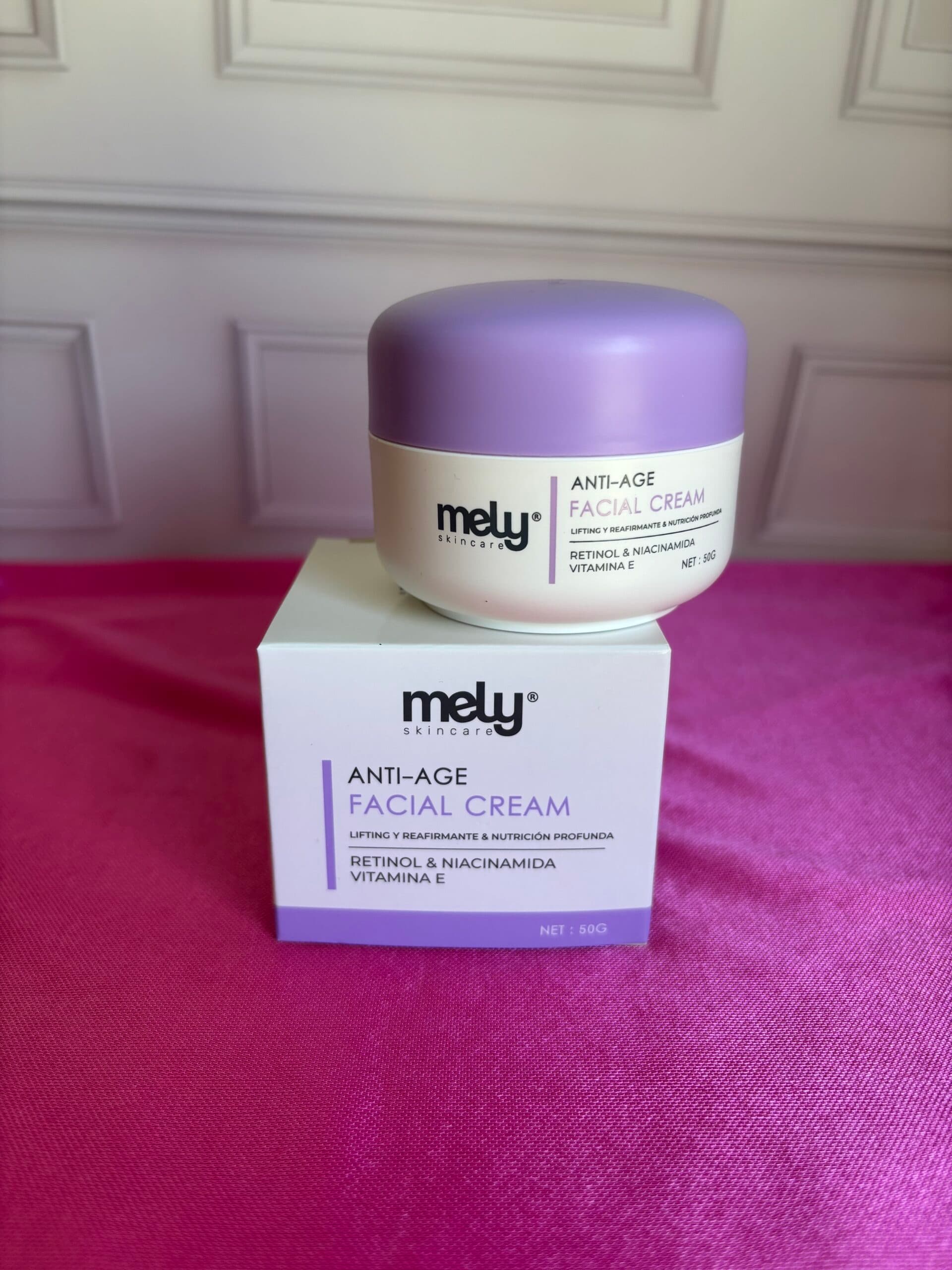 Crema facial anti age Mely