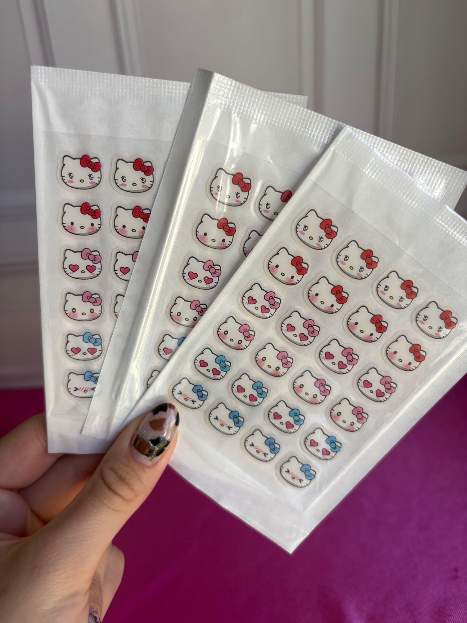Parche para acné hello kitty