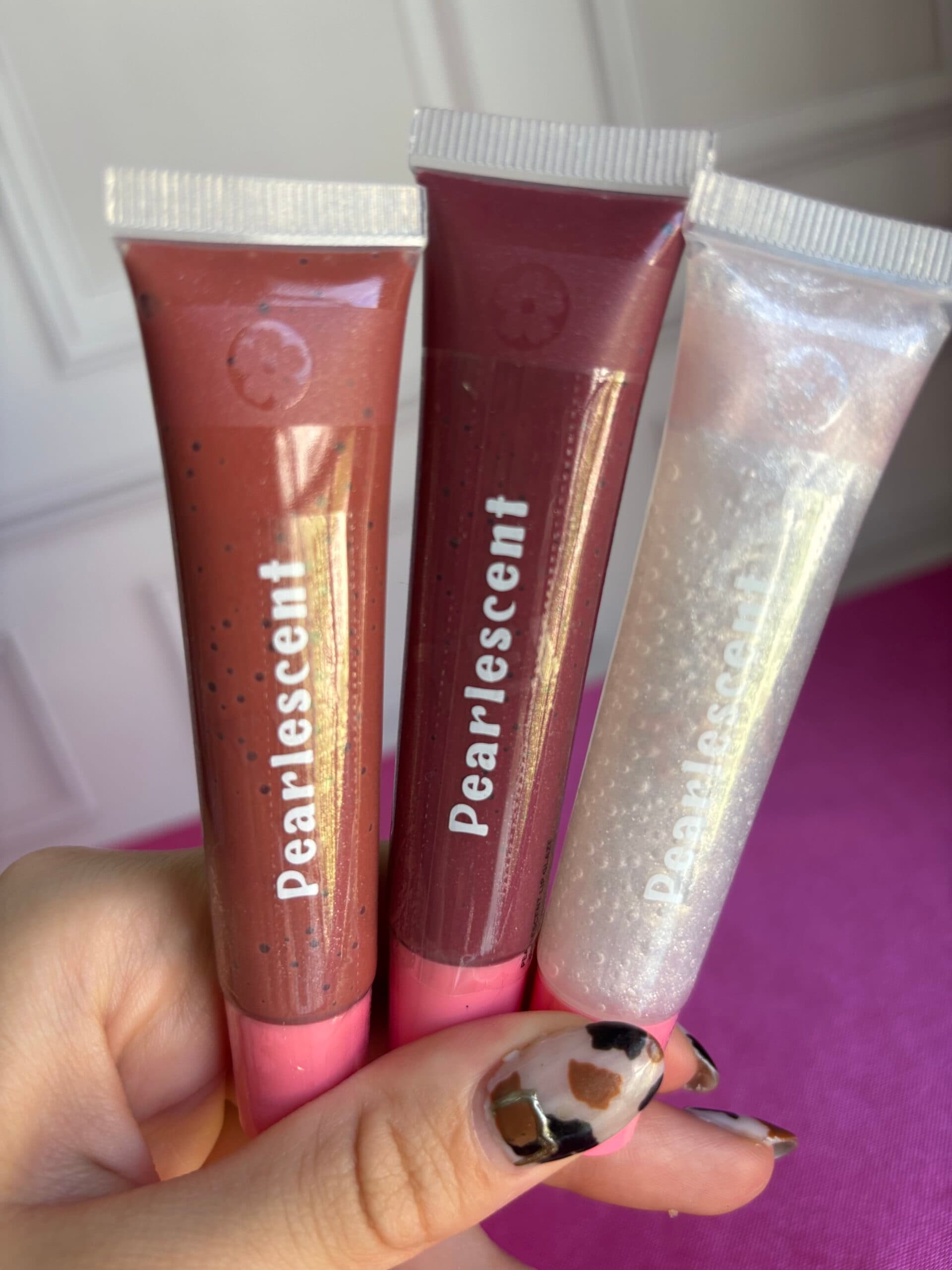 Gloss con color pearlescent tei