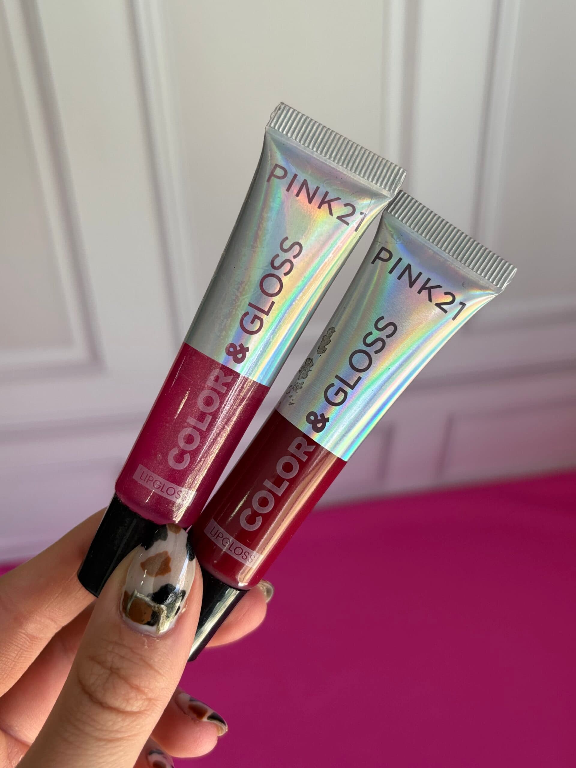 Lip gloss color&gloss pink21