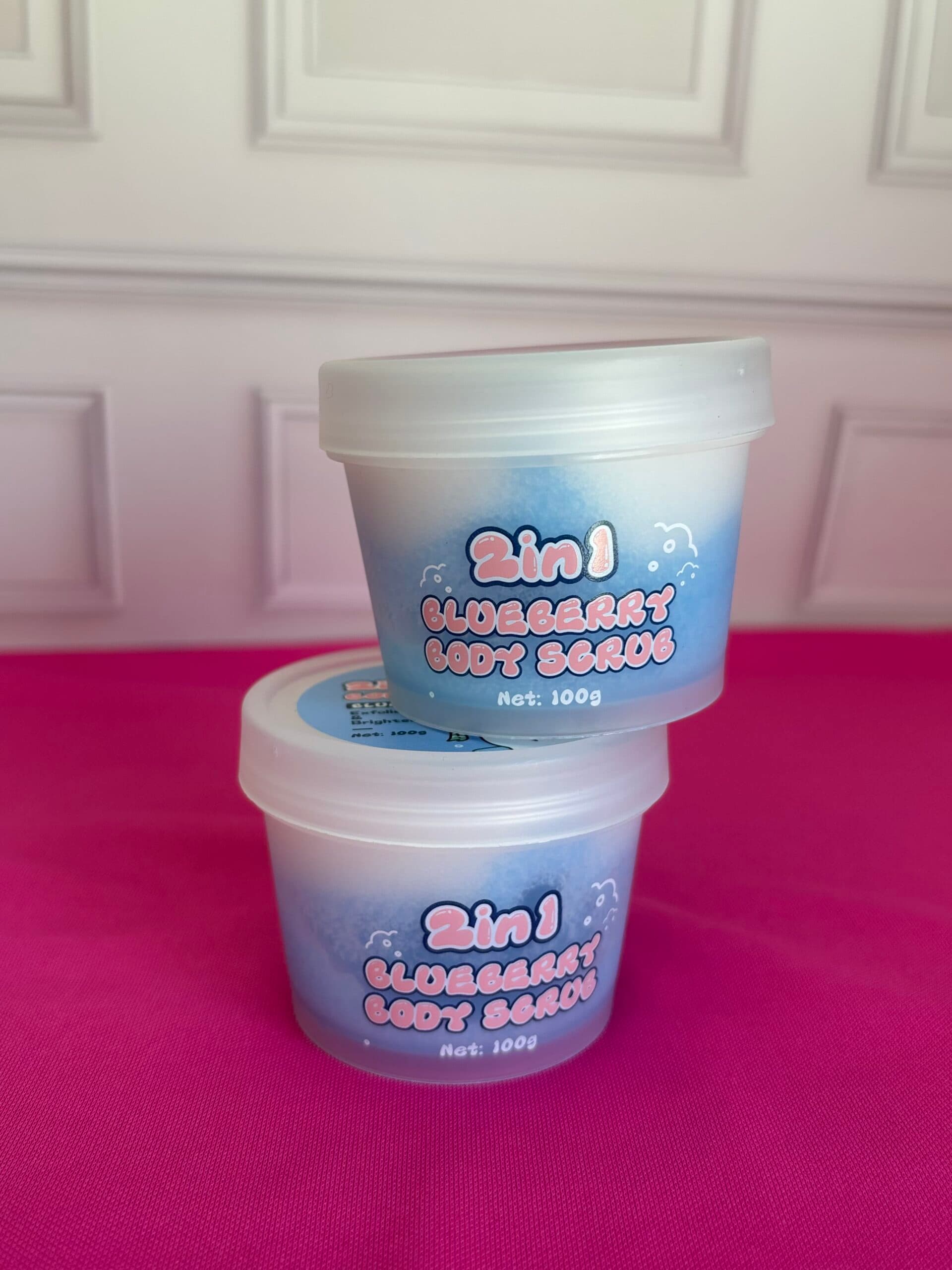 Exfoliante corporal de arándanos Mely