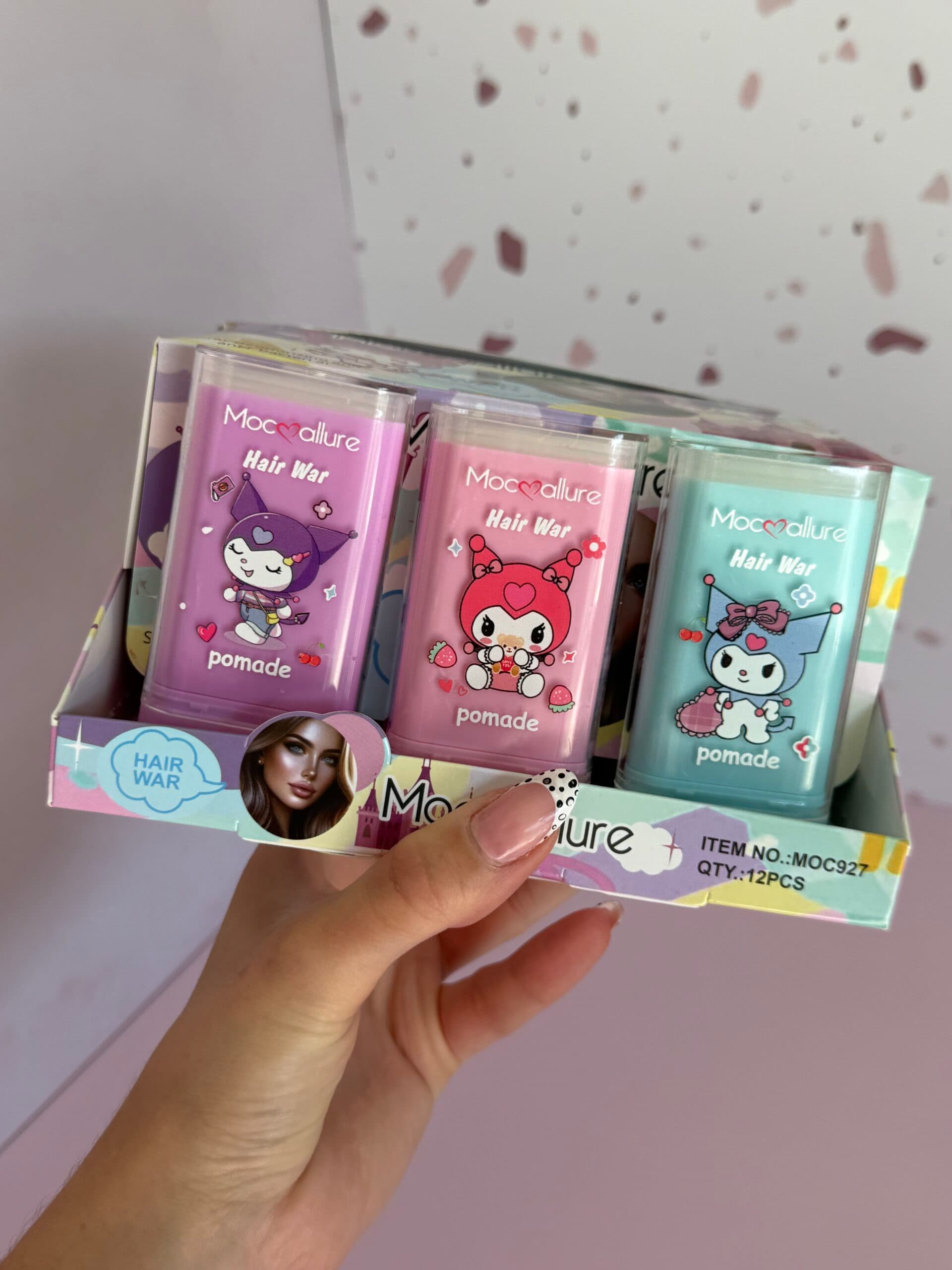 Cera para el cabello animada