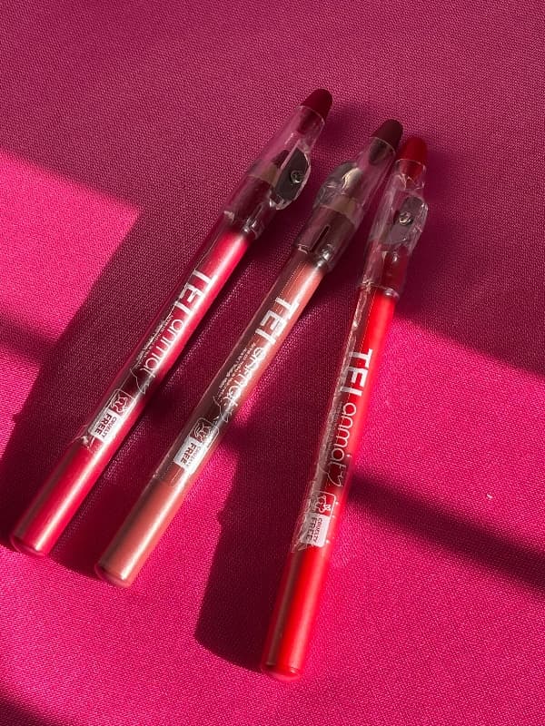 Delineadores de labios Tei con sacapuntas