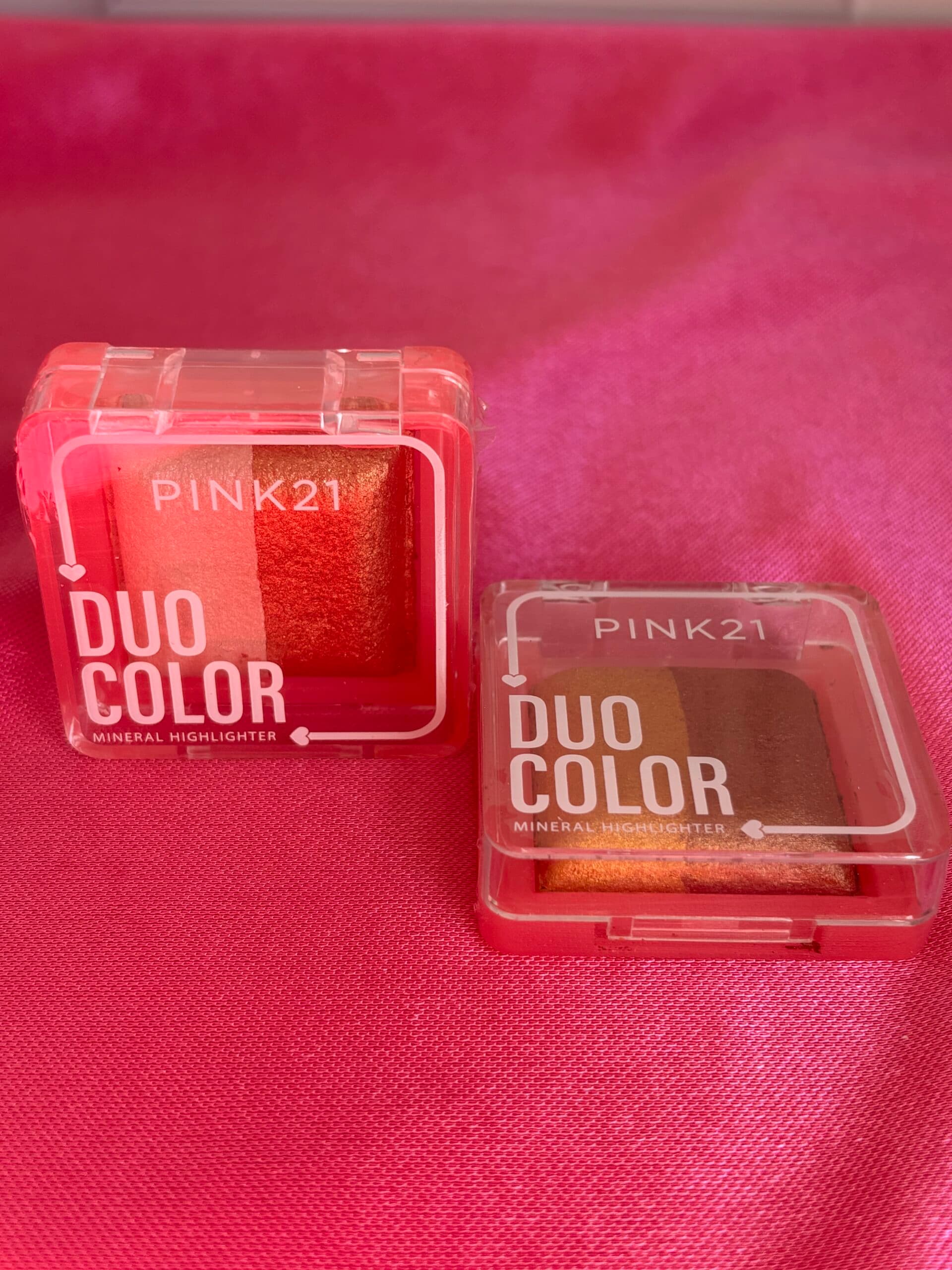 Iluminador dúo color pink21