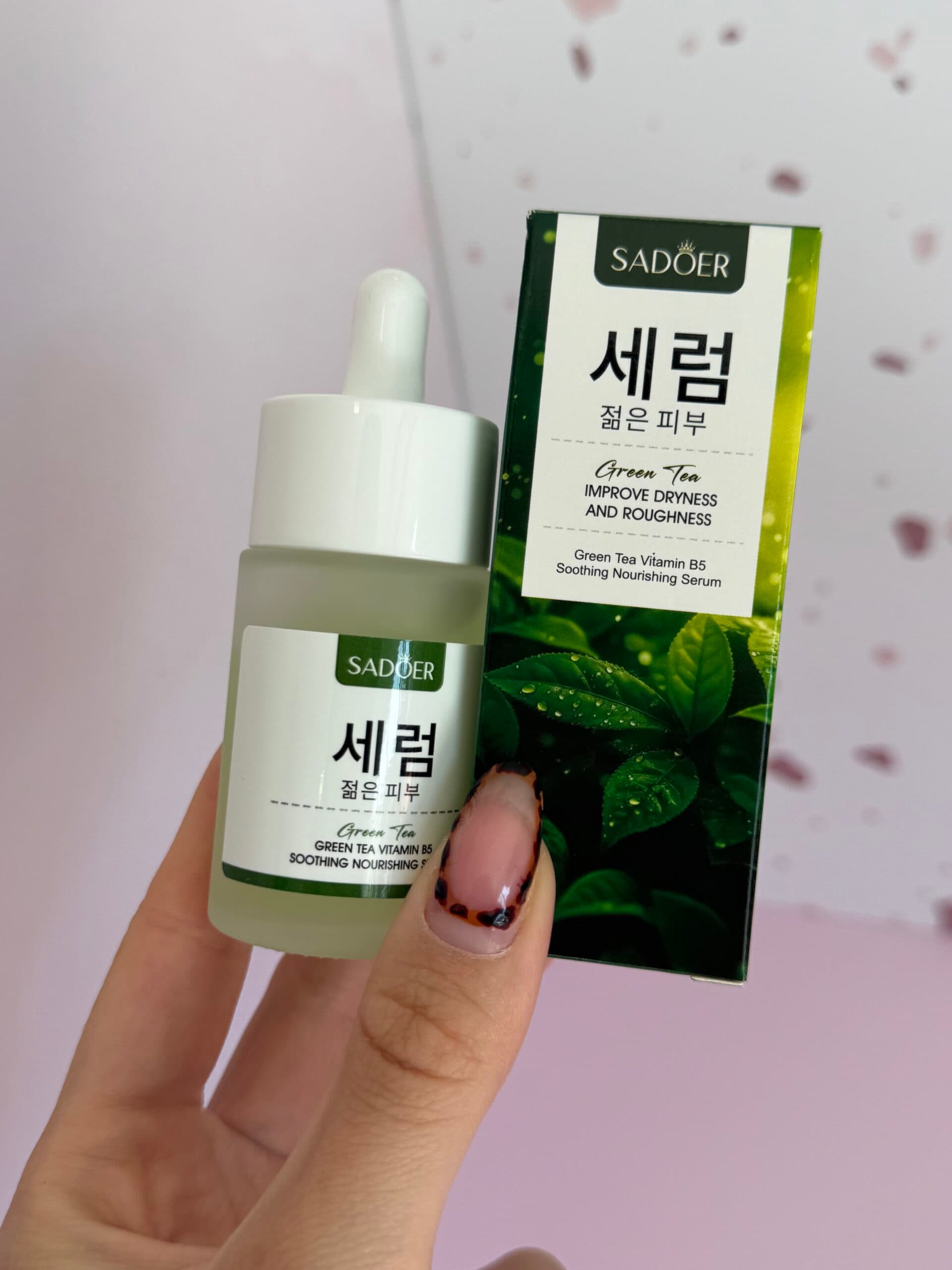 Serum facial con té verde y Vit B5 Sadoer