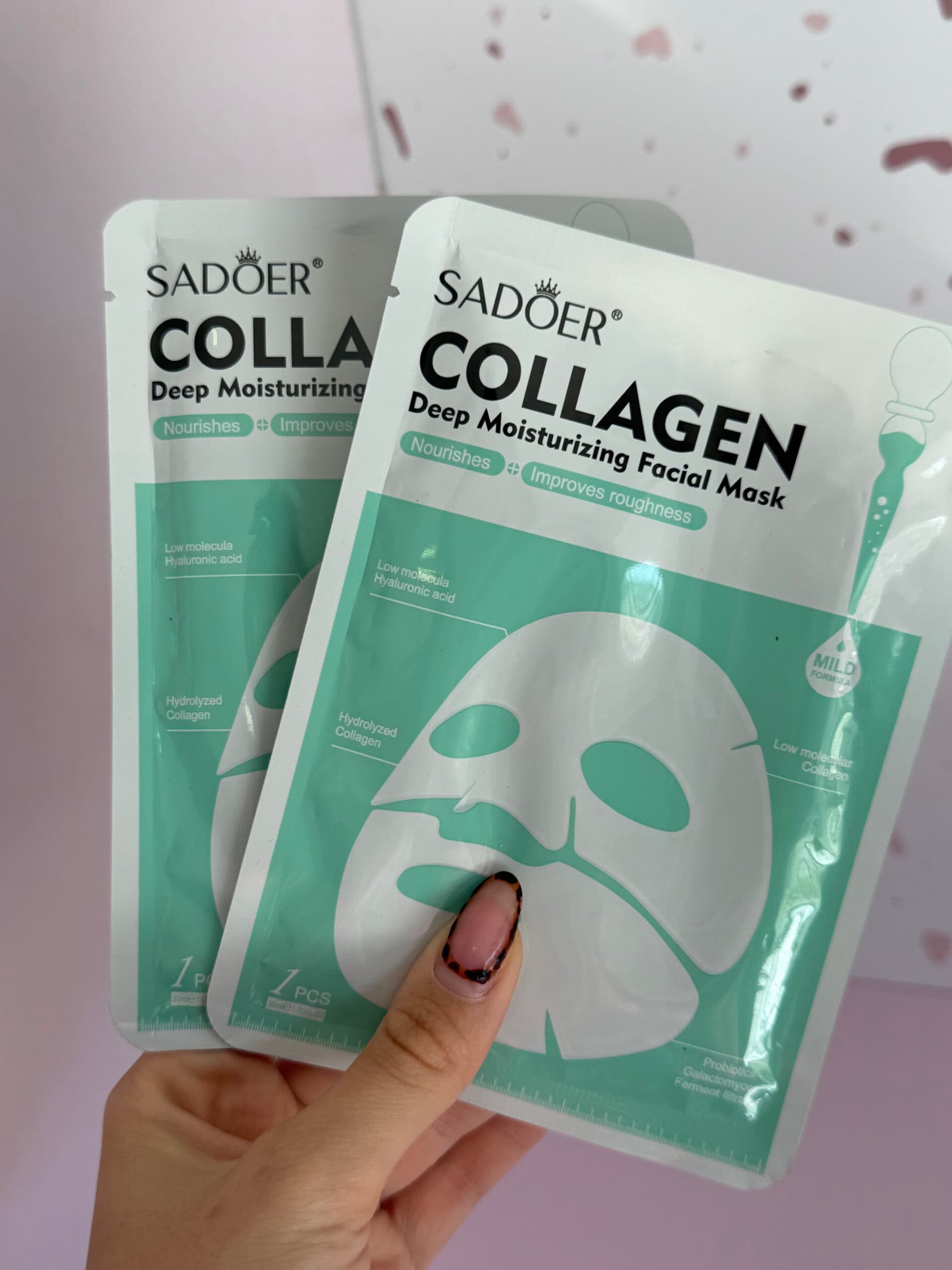 Mascarilla facial de colágeno SADOER