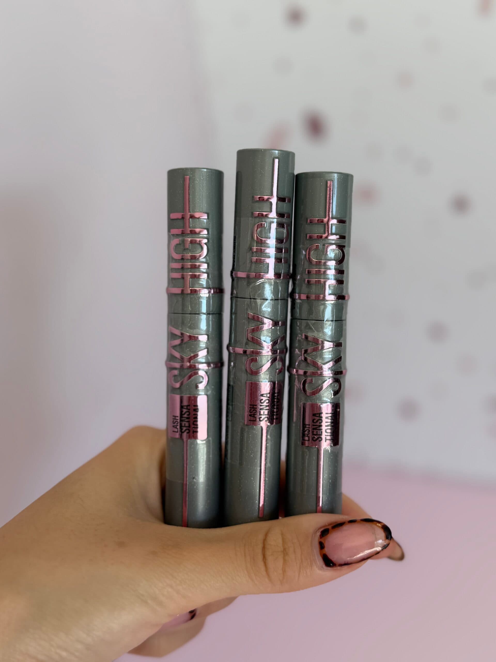 Mascara de pestañas con glitter