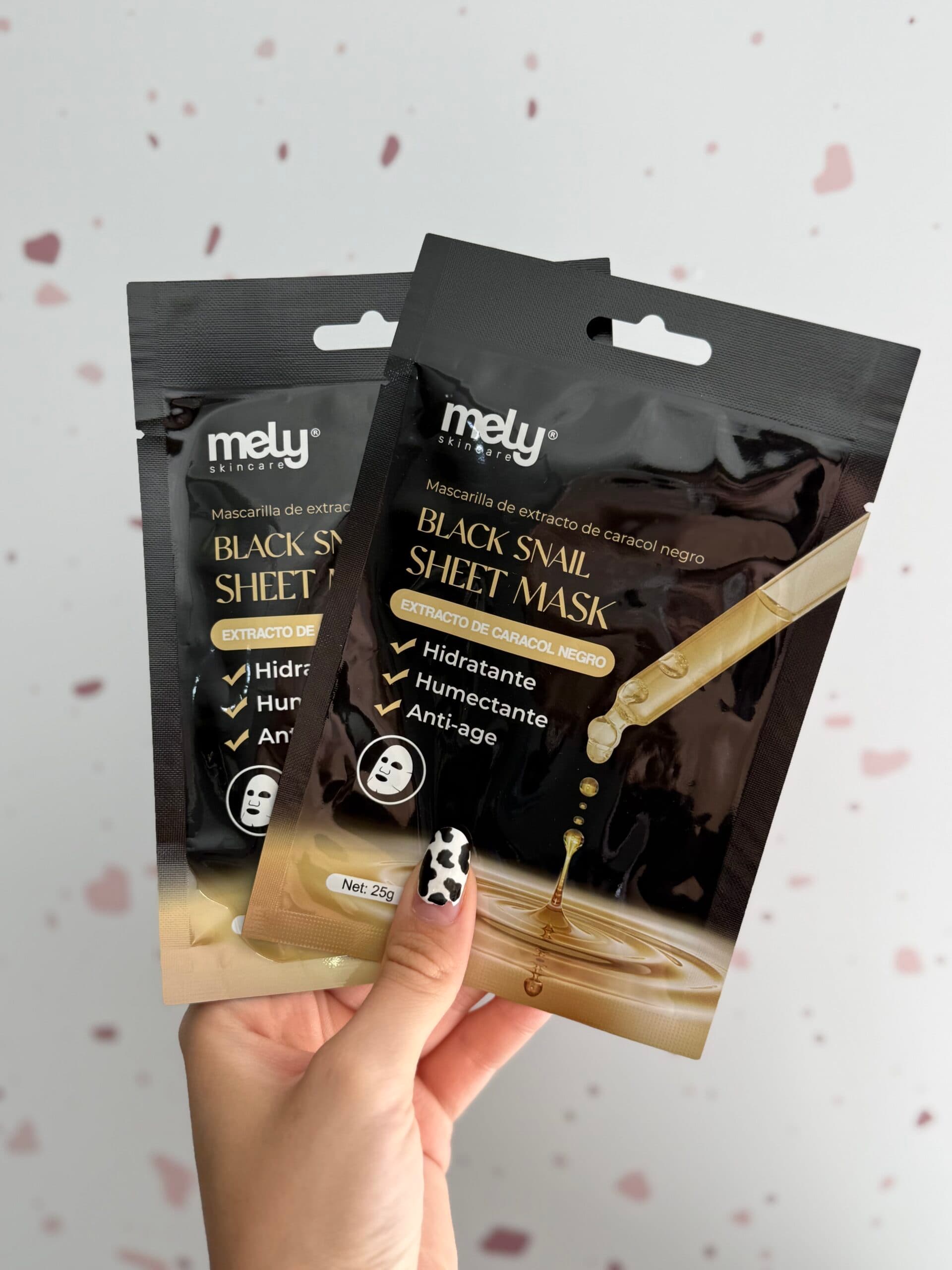 🐌 Mascarilla Black Snail Mely •