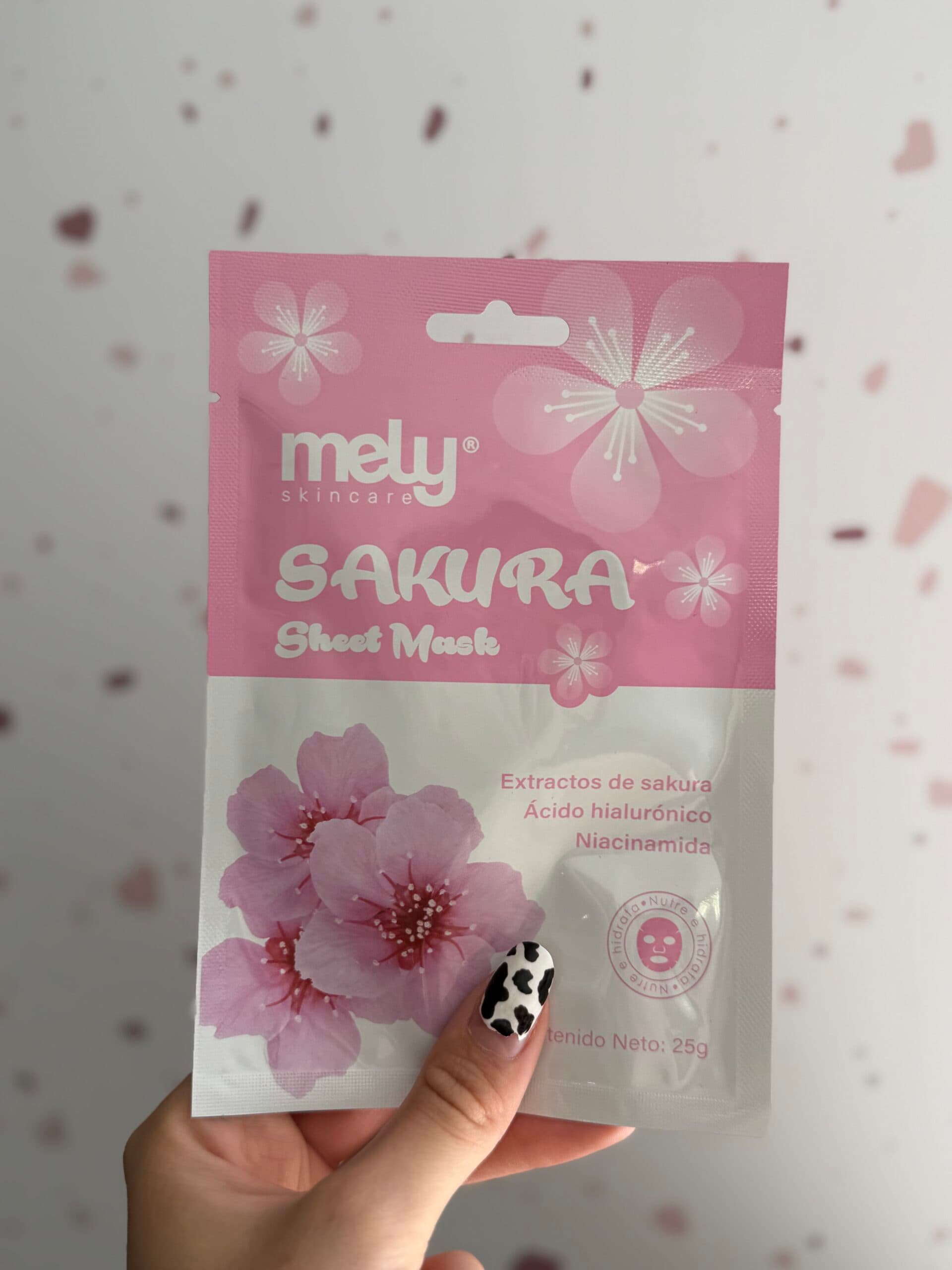 🌸 Mascarilla facial Sakura Mely